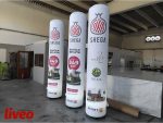 Baskılı Sütun LED'li Balon - Görsel 4